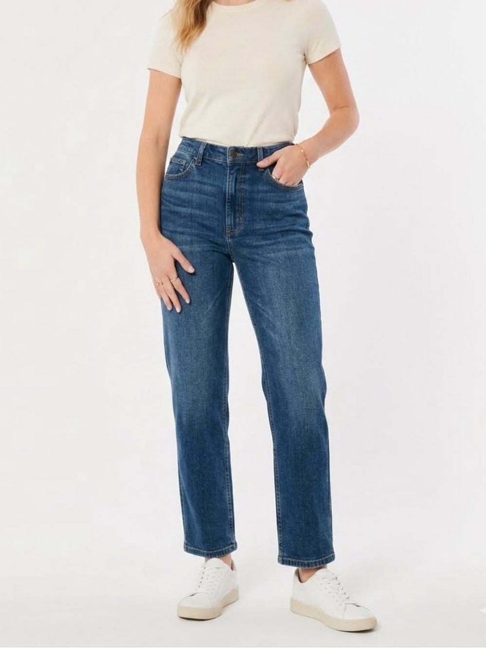 Hollister Ultra High-Rise 90s Straight Jeans 12L / W31 Long